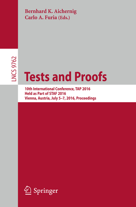 Tests and Proofs - 