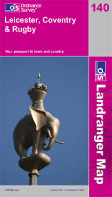 Leicester, Coventry and Rugby -  Ordnance Survey