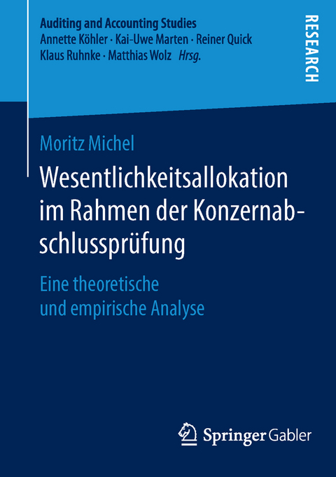 Wesentlichkeitsallokation im Rahmen der Konzernabschlussprüfung - Moritz Michel