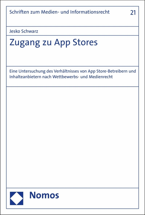 Zugang zu App Stores - Jesko Schwarz