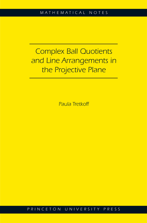 Complex Ball Quotients and Line Arrangements in the Projective Plane - Paula Tretkoff