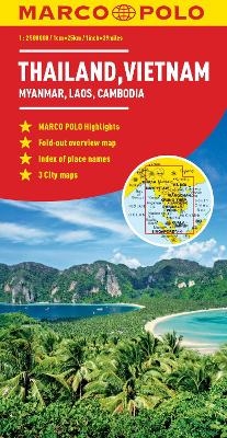 MARCO POLO Kontinentalkarte Thailand, Vietnam 1:2,5 Mio.