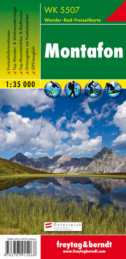 WK 5507 Montafon, Wanderkarte 1:35.000