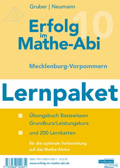 Erfolg im Mathe-Abi 2010 Lernpaket Mecklenburg-Vorpommern - Helmut Gruber, Robert Neumann