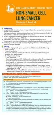 J & B Clinical Card: Non-small Cell Lung Cancer - Christopher G. Azzoli