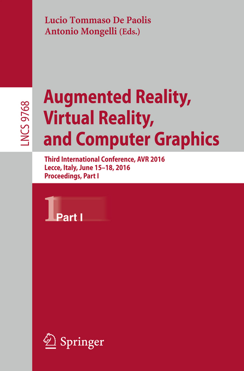 Augmented Reality, Virtual Reality, and Computer Graphics - 