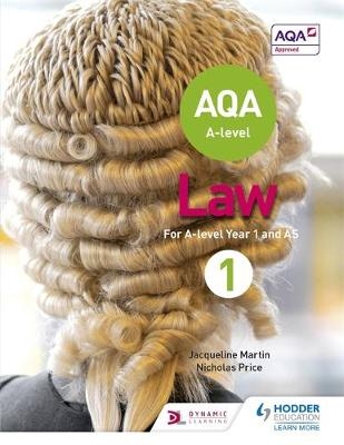 AQA A-level Law for Year 1/AS -  Jacqueline Martin,  Nicholas Price