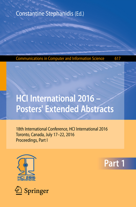 HCI International 2016 – Posters' Extended Abstracts - 