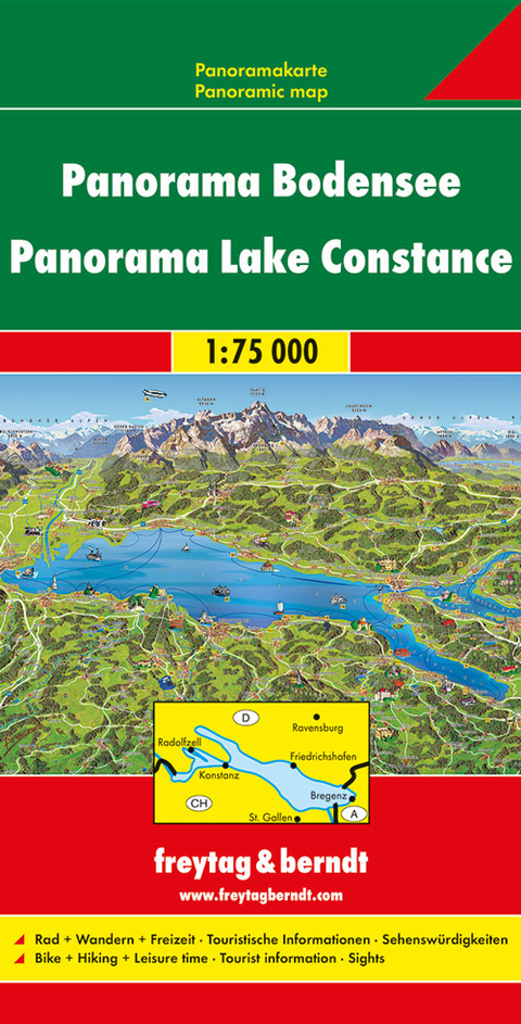 Bodensee, Panoramakarte 1:75.000