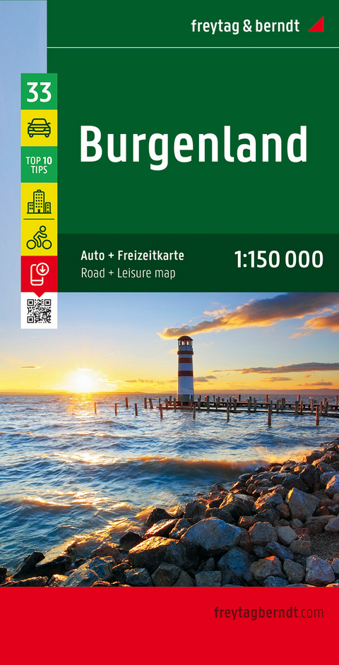 Burgenland, Autokarte 1:150.000, Top 10 Tips - 