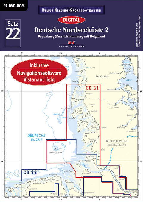 Satz 22: Deutsche Nordseeküste 2 (DVD-ROM, Ausgabe 2016)