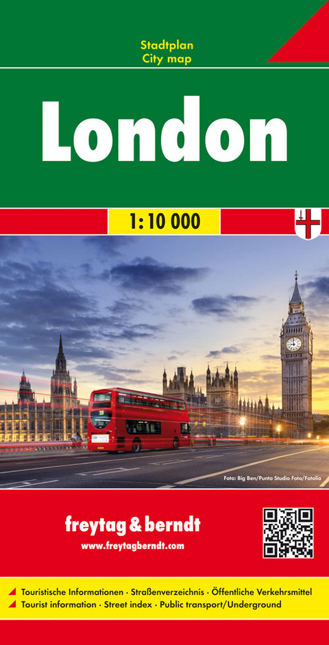 London, Stadtplan 1:10.000 - 