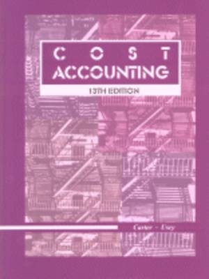 ACP COST ACCOUNTING - William Carter, Milton Usry