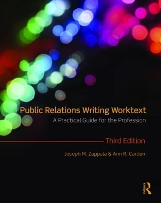 Public Relations Writing Worktext - Joseph M. Zappala