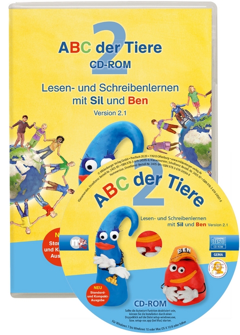 ABC der Tiere 2 – CD-ROM, Homeversion, Einzellizenz · Neubearbeitung - Klaus Kuhn, Kerstin Mrowka-Nienstedt