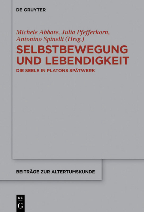 Selbstbewegung und Lebendigkeit - 