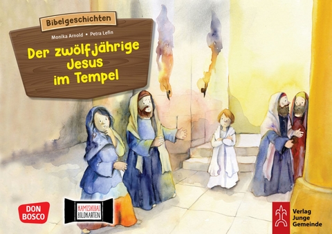 Der zwölfjährige Jesus im Tempel. Kamishibai Bildkartenset. - Monika Arnold