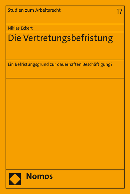 Die Vertretungsbefristung - Niklas Eckert