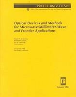 Optical Devices and Methods for Microwave/Millimeter-wave and Frontier Applications (Proceedings of SPIE) -  Armenise