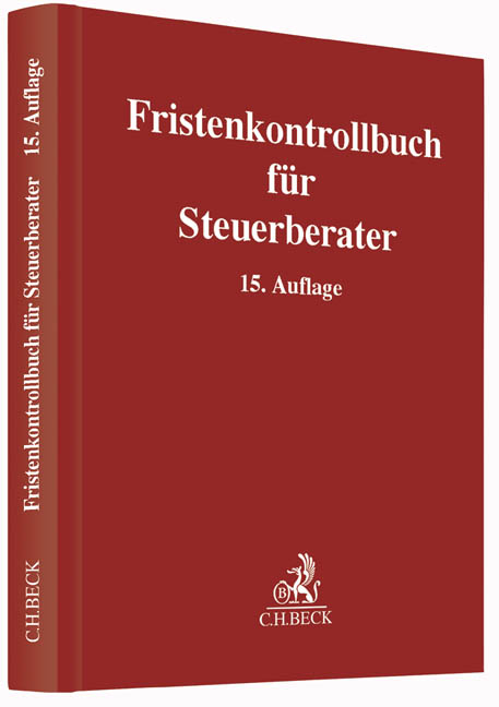 Fristenkontrollbuch für Steuerberater