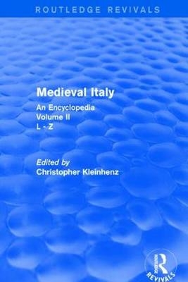 Routledge Revivals: Medieval Italy (2004) - 