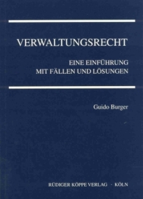 Verwaltungsrecht - Guido Burger