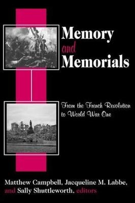 Memory and Memorials -  Jacqueline M. Labbe