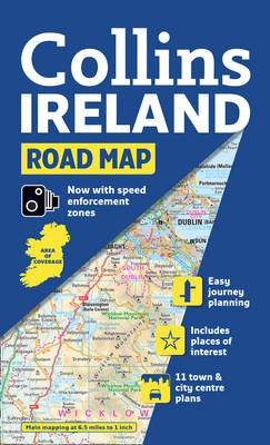 Ireland Road Map -  Collins Maps