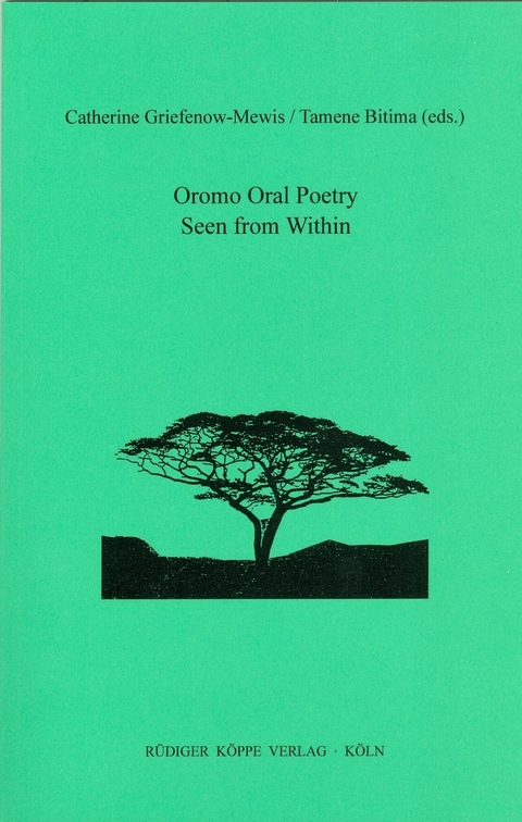 Oromo Oral Poetry Seen from Within - 