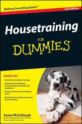 Housetraining For Dummies - Susan McCullough