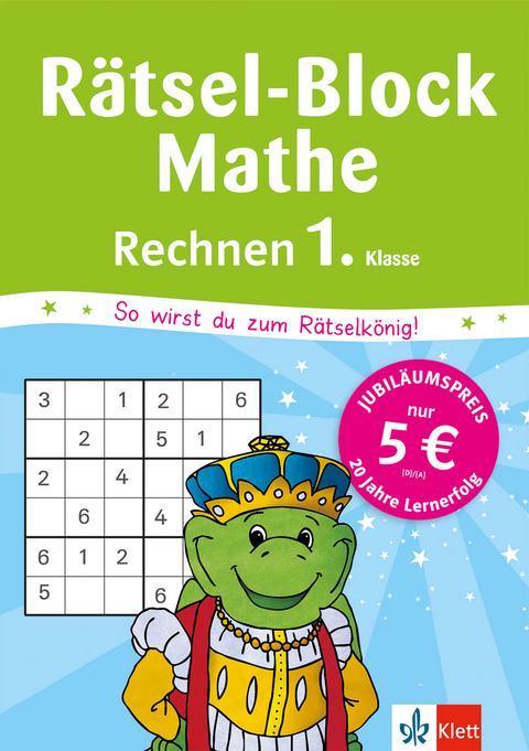 Klett Rätsel-Block Mathe Rechnen 1. Klasse