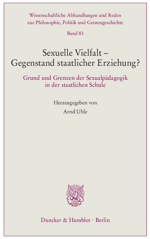 Sexuelle Vielfalt – Gegenstand staatlicher Erziehung? - 