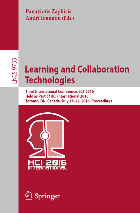 Learning and Collaboration Technologies - 