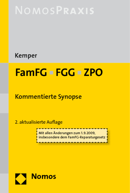 FamFG - FGG - ZPO - Rainer Kemper