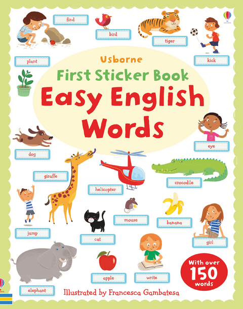 First Sticker Book: Easy English Words - Felicity Brooks