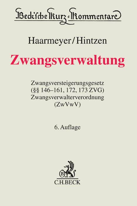 Zwangsverwaltung - Hans Haarmeyer, Udo Hintzen