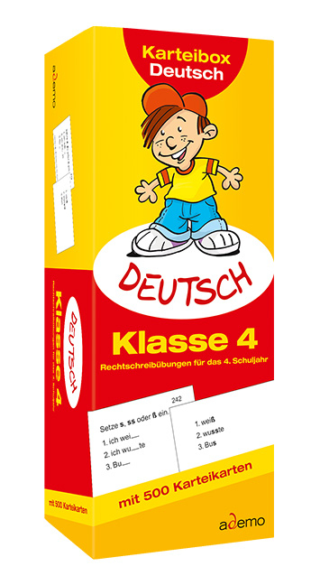 Karteibox Deutsch, Klasse 4