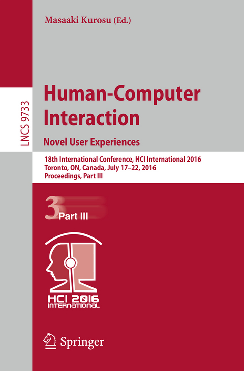 Human-Computer Interaction. Novel User Experiences - 