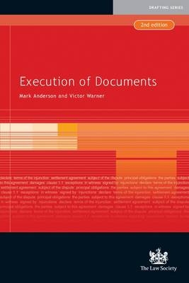 Execution of Documents - Mark Anderson, Warner Victor