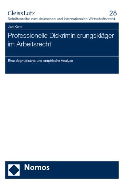 Professionelle Diskriminierungskläger im Arbeitsrecht - Jan Kern