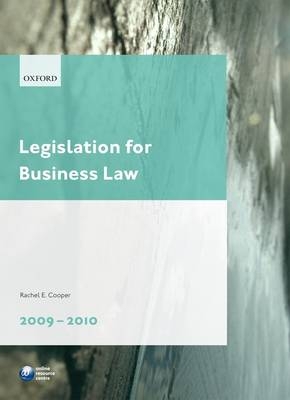 Legislation for Business Law 2009-2010 - 