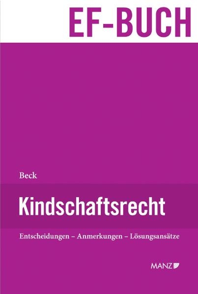 Kindschaftsrecht - Susanne Beck