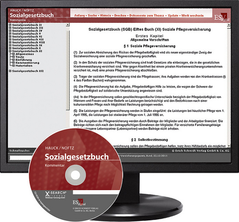 Sozialgesetzbuch (SGB) XI: Soziale Pflegeversicherung - bei Kombibezug Print und CD-ROM - Joachim Becker, Manuel Frank, Andy Groth, Stephan Gutzler, Thomas Kolmetz, Ernst-Wilhelm Luthe, Karola Piepenstock, Sonja Reimer, Axel Wagner