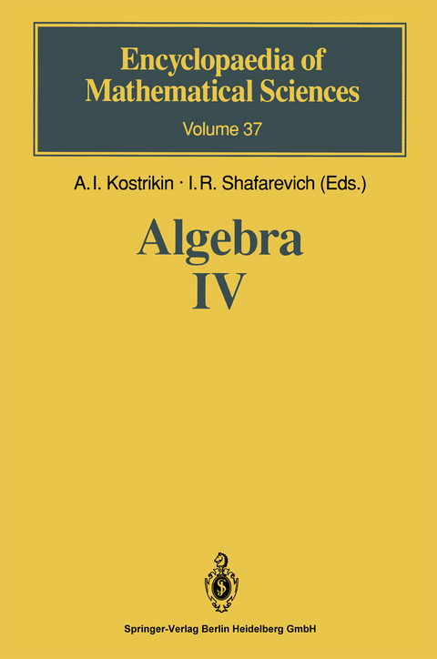 Algebra IV - 