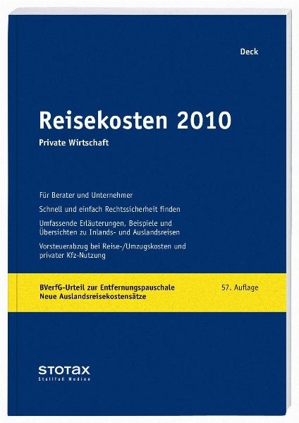 Reisekosten 2010 - Wolfgang Deck