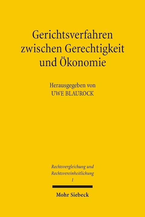 Gerichtsverfahren zwischen Gerechtigkeit und Ökonomie - 