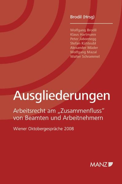 Ausgliederungen Tagungsband - 