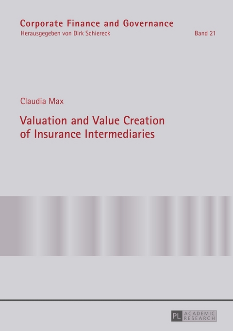 Valuation and Value Creation of Insurance Intermediaries - Claudia Max