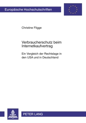 Verbraucherschutz beim Internetkaufvertrag - Christine Fligge