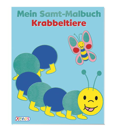 Mein Samt-Malbuch: Krabbeltiere